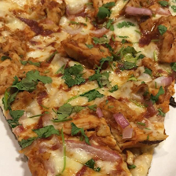 BBQ Chicken Pizza Slice