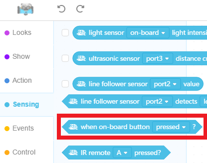 mBot: Cảm biến On-board