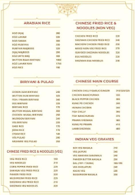 Layalee Global Cuisine menu 1