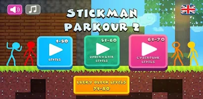 STICKMAN PARKOUR 2: LUCKY BLOCK - Play for Free!