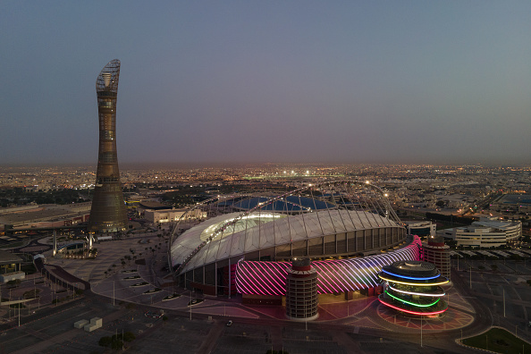 Khalifa Stadium in Doha, Qatar, is a host venue of the Fifa World Cup Qatar starting in November. Picture: GETTY IMAGES/DAVID RAMOS