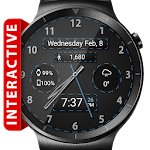 Cover Image of Download Black Leather HD WatchFace Widget & Live Wallpaper 4.5.2 APK