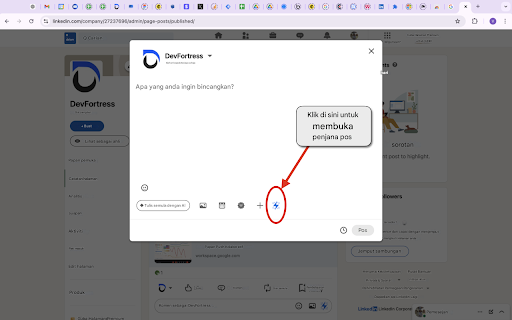 Pembantu chatgpt AI untuk LinkedIn™