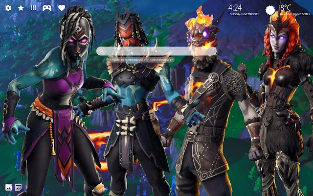 Nightwitch Fortnite Skin HD Wallpaper Theme