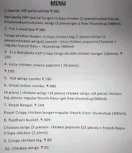 Bahubali Express menu 4