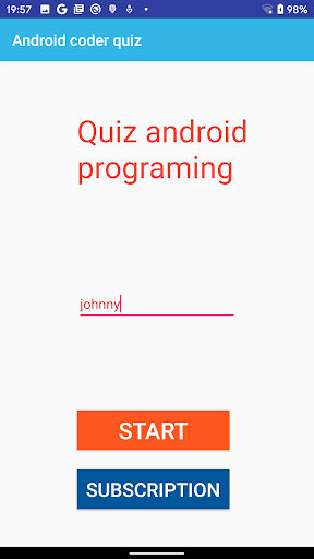 Android Code Quiz