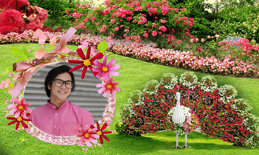 Beautiful Garden Photo Frame All Application