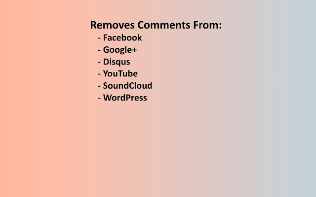 Comment Remover