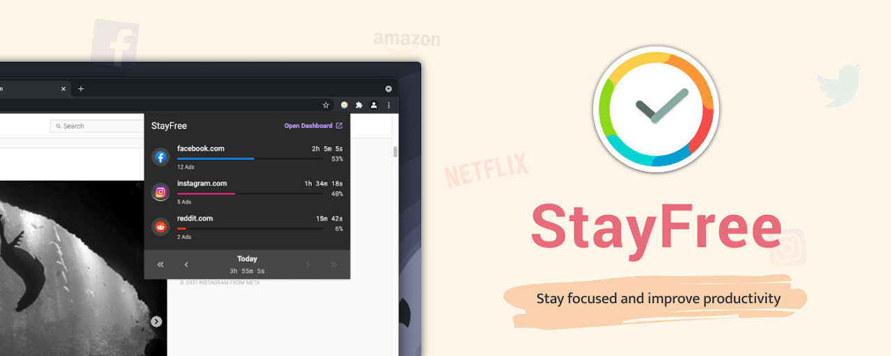 StayFree - Website Blocker & Web Analytics Preview image 2