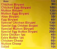 Super Star Haji Biryani menu 1