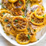 Easy Lemon Chicken with Caramelized Lemons was pinched from <a href="http://www.averiecooks.com/2016/04/easy-lemon-chicken-caramelized-lemons.html" target="_blank">www.averiecooks.com.</a>