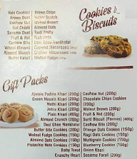 Atul Bakery Satelite menu 1