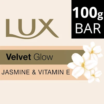 Lux Velvet Touch Bar Soap With Jasmine & Almond Oil - 100 gm