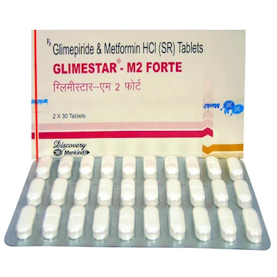 Glimestar M2 2mg/1000mgForte Tablet PR 30s - 30 pcs