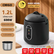 Nồi Cơm Điện Mini Chigo Chính Hãng, Nồi Nấu Đa Năng Mini, Nấu Cơm, Hầm Cháo, Hấp, Xào, Luộc An Toàn, Tiện Ích, Tiết Kiệm Điện