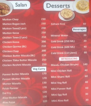 Lazeez Express menu 