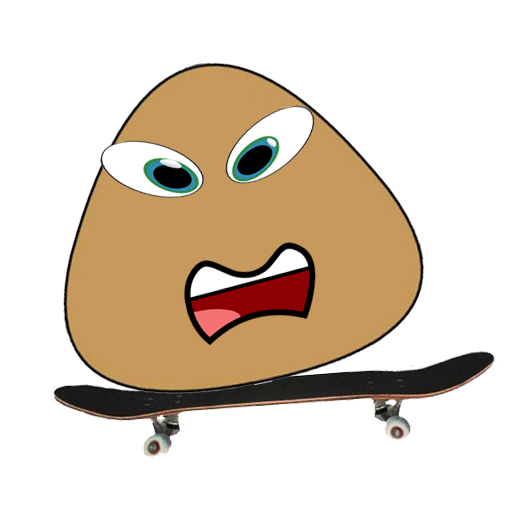 Jumping Pou Skater 冒險 App LOGO-APP開箱王