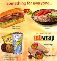 Subway menu 3