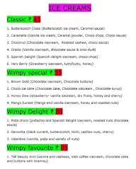 RSM Wimpy Family Restaurant menu 2