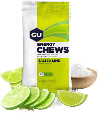 GU Energy Chews - Salted Lime, Box of 12 Bags alternate image 0