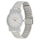 Sonata Quartz Analog White Dial Stainless Steel Strap Watch For Men