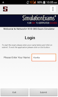 Sim-Ex Exam Sim for Network+ Screenshot