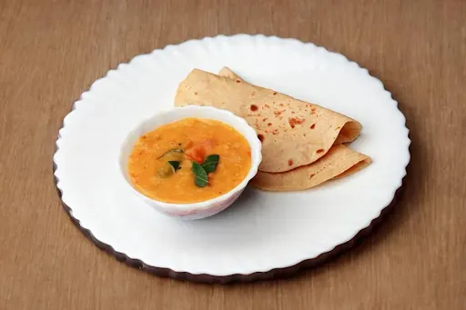 Dal With 2 Chapati