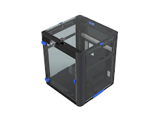 Bambu Lab P1P - Vision Enclosure Blue 3mm