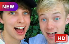 Sam and Colby New Tabs YouTuber HD Themes small promo image