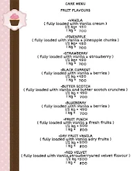 Cake n Bake menu 4