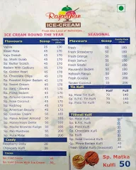 Rajasthan Ice Cream menu 3