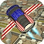 Cover Image of Download Free Flying Racing Car Driving 1.0 APK