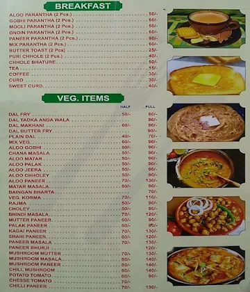 Neelam Restaurant menu 