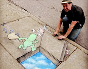 Self-taught artist David Zinn.