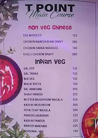 T Point Restaurant menu 6