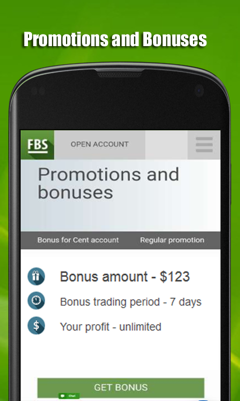 FBS No Deposit Bonus Screen 2