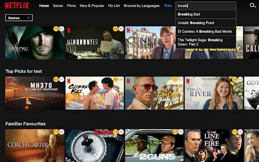 Trim: IMDB Ratings on Netflix and Prime Video