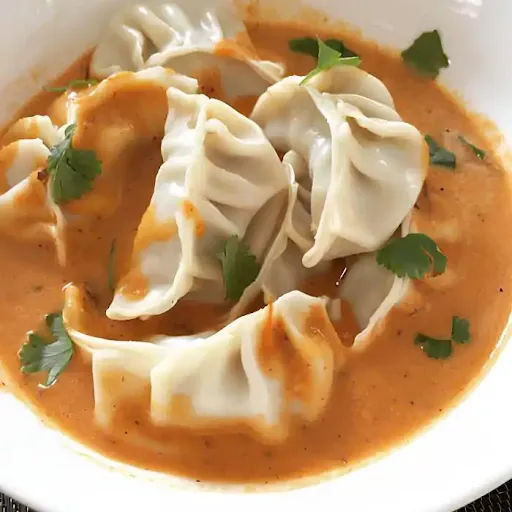 Chicken Panang Curry Curry Momos (6 Pcs)