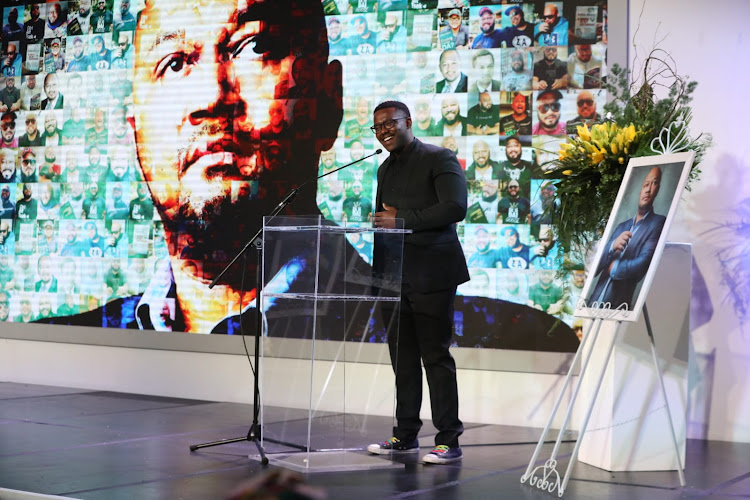 Nduduzo Nyanda, Eusebius McKaiser's partner, shared their special moments at McKaiser's memorial service held at Arena holdings in Parktown, Johannesburg.