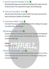 Fit Fuelz menu 6