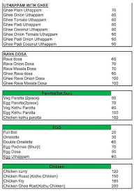 TN 72 Dosa House menu 4