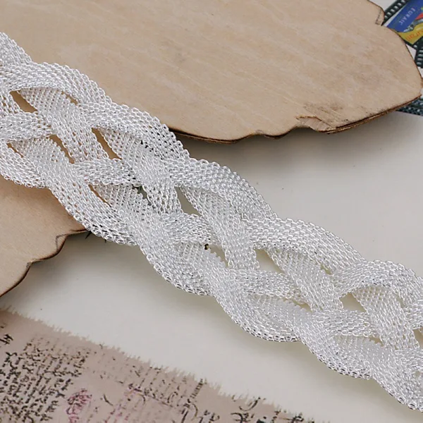 Vintage fine mesh braided bracelet