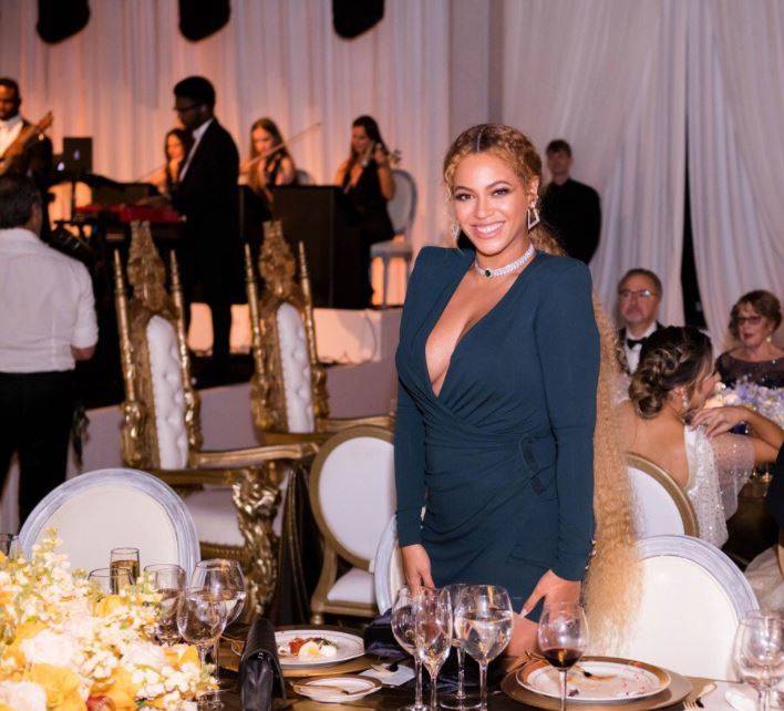 Beyonce Knowles Carter was one of the guests at the star-studded wedding of Serena Williams and Alexis Ohanian.