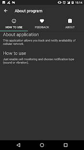 Cell Network Monitor & Notifier - náhled