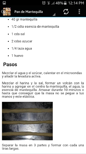 Recetas de Panaderia