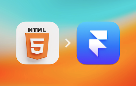 HTML to Framer small promo image