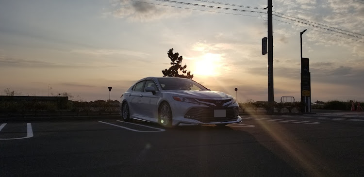 カムリの早朝洗車・夕日と愛車に関するカスタム事例の投稿画像4枚目