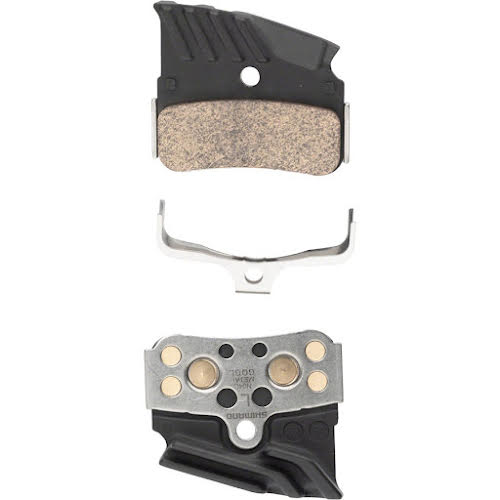 Shimano N04C-MF Disc Brake Pads - Metal Compound, Finned Alloy and Stainless Steel Back Plate