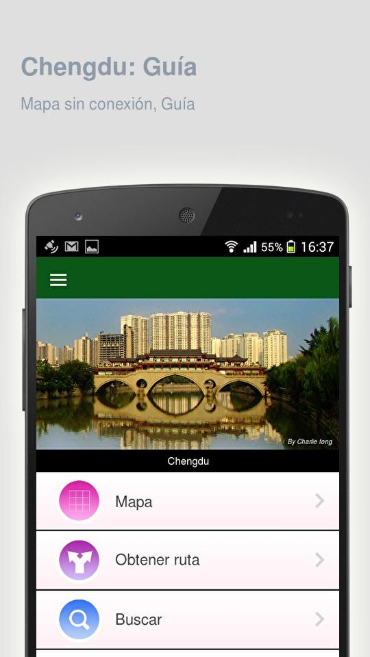 Android application Chengdu: Offline travel guide screenshort