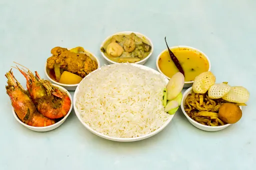 Galda Chingri Thali